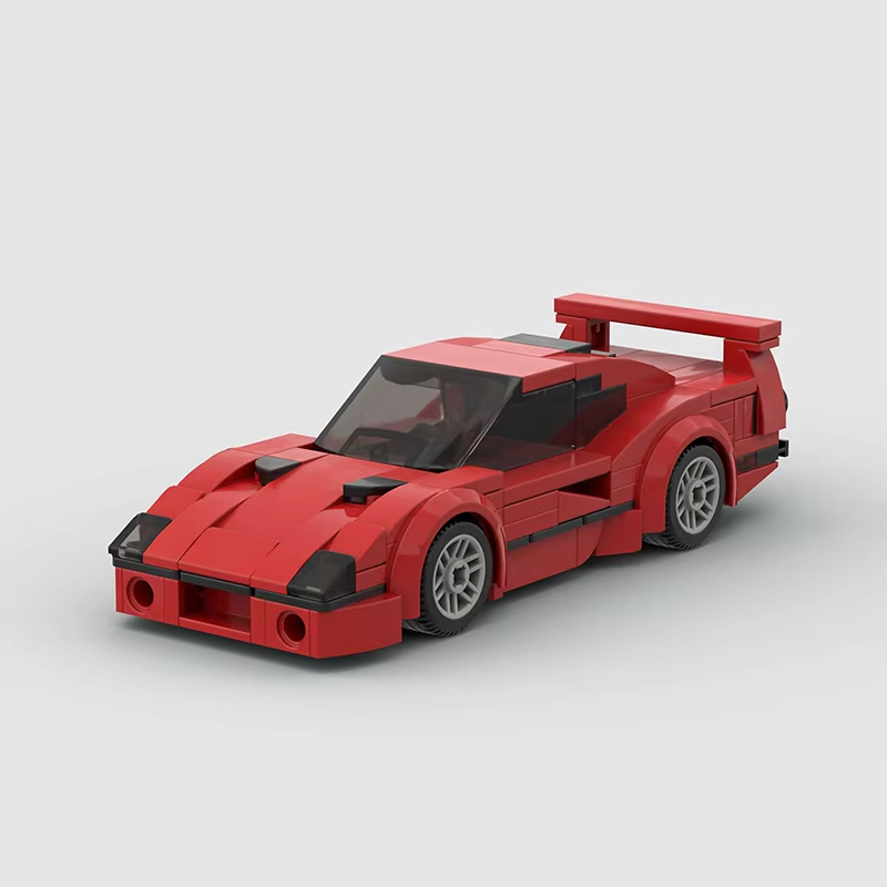 Interior Design And Build - Assemble building block sports car model