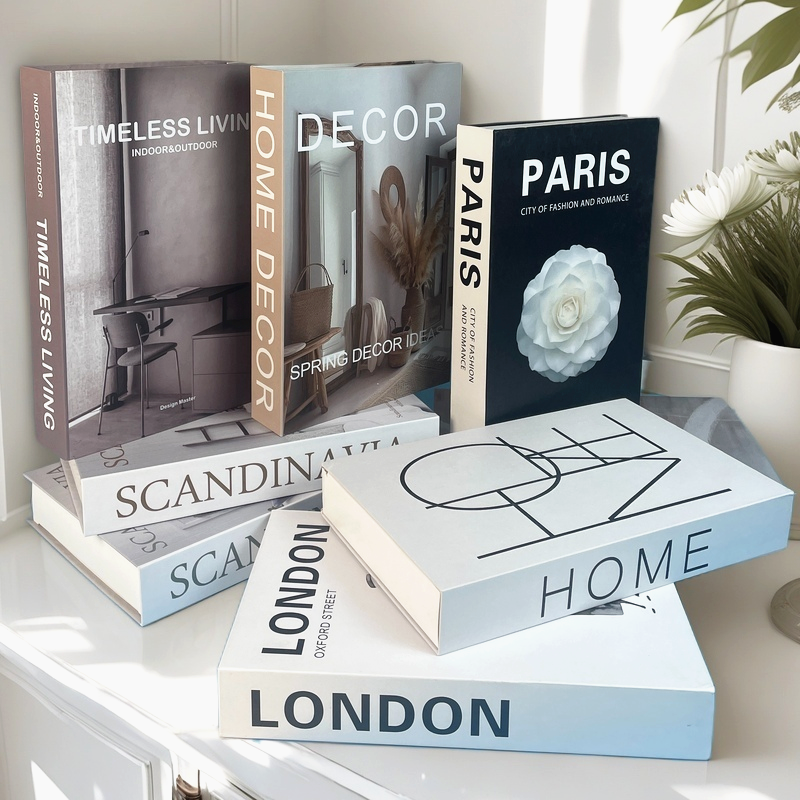 Open Fake Book Storage Box Lux - Interior Design Yearbook ulasan dan harga