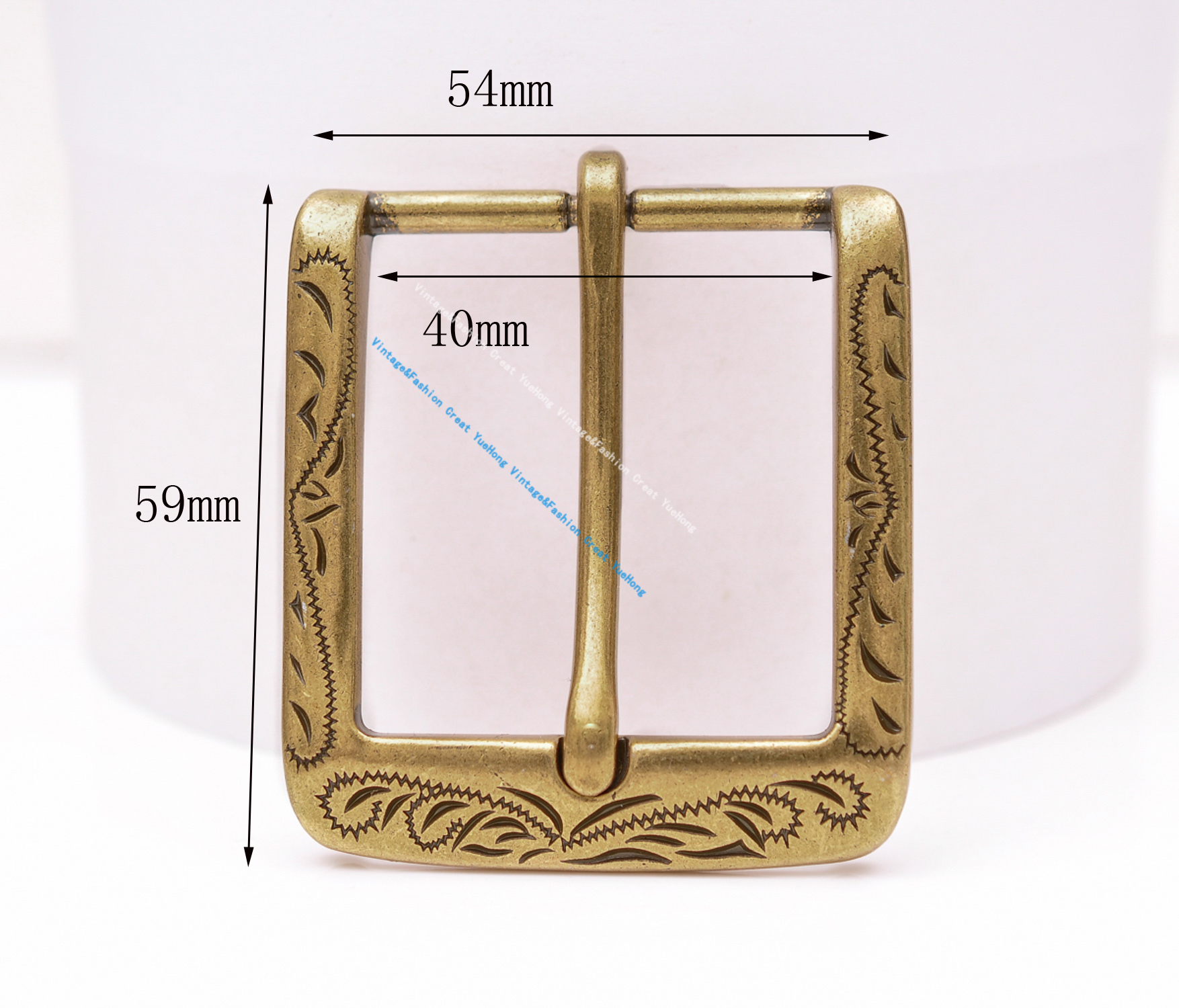 54X59MM (Inner 40MM ) Retro Fl - Antique Brass Hook ulasan dan harga