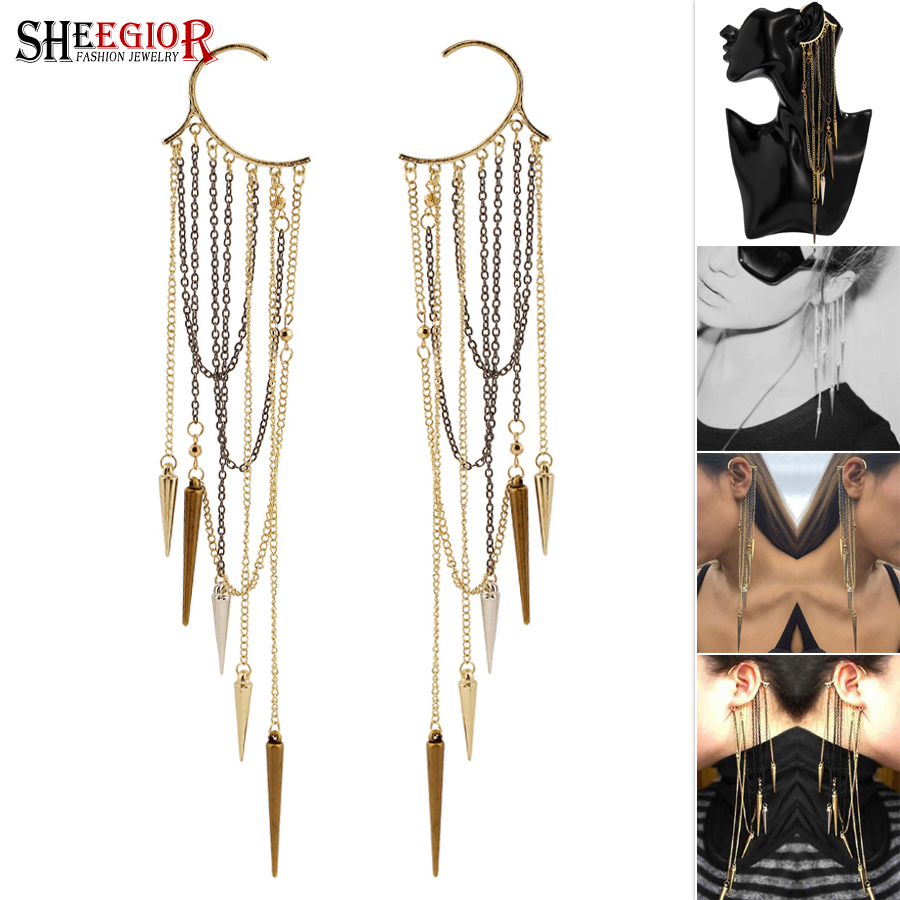 1piece Vintage Ear Hook Clip E - Antique Brass Hook ulasan dan harga