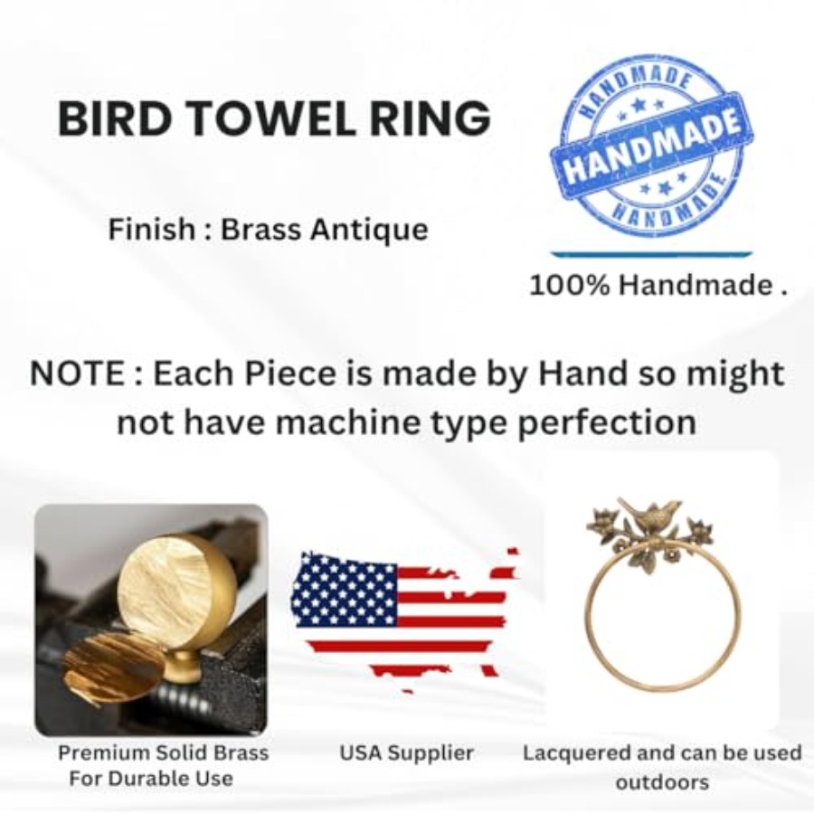 STYLENT Decor Solid Brass Bird - Antique Brass Hook ulasan dan harga