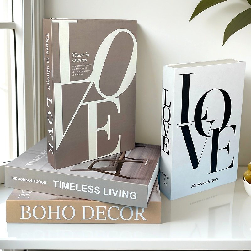 Open Luxury Fake Book Storage  - Interior Design Yearbook ulasan dan harga