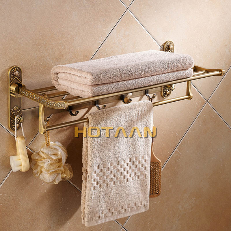 Foldable Antique Brass Towel R - Antique Brass Hook ulasan dan harga