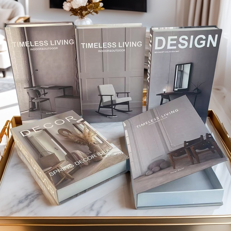 Open Luxury Fake Book Storage  - Interior Design Yearbook ulasan dan harga