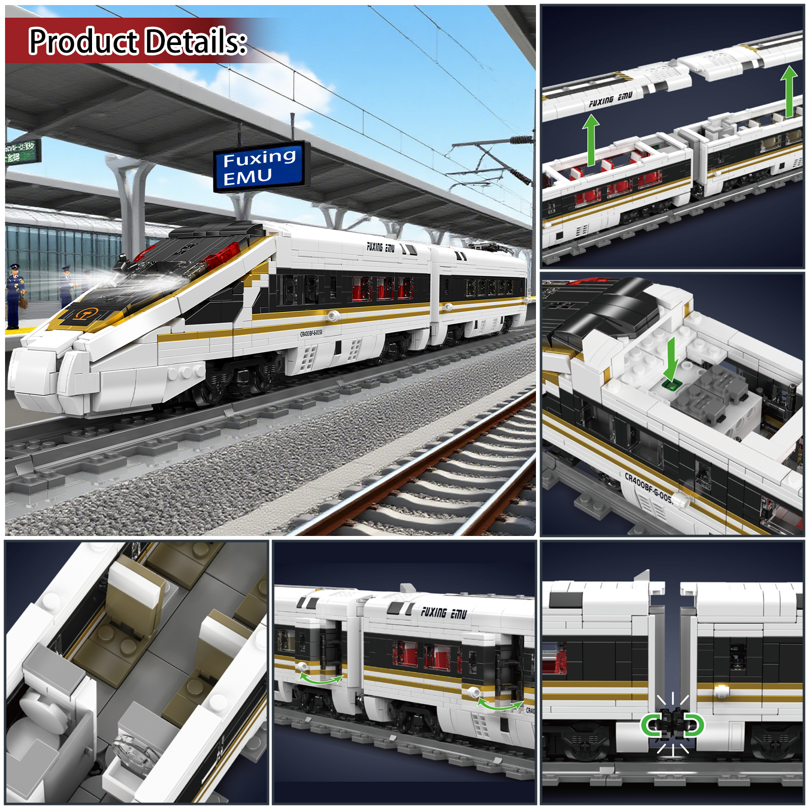 12015 High-Speed Railway Train - Interior Design And Build ulasan dan harga