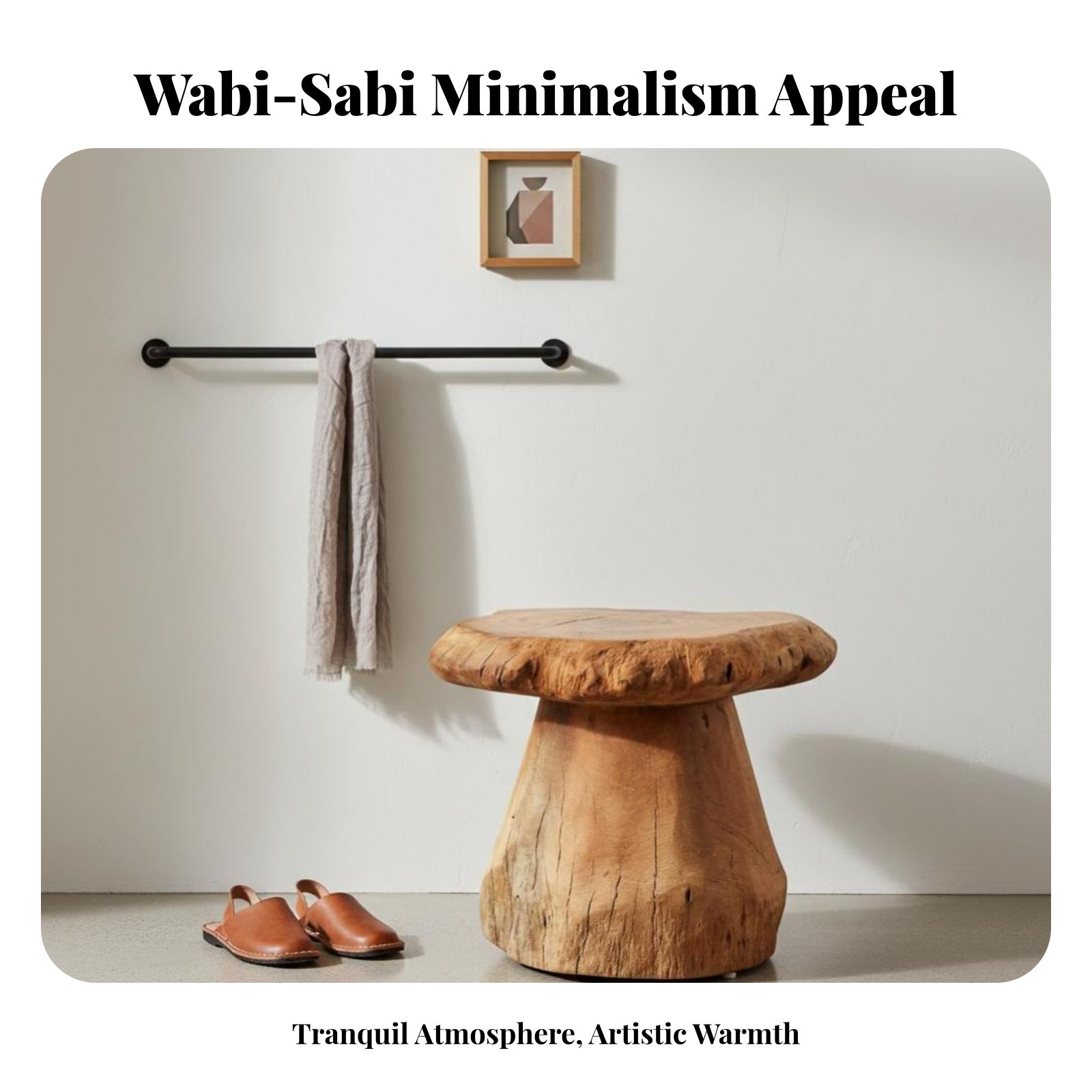 Mushroom-Shaped Stool Wabi-Sab - Interior Design And Build ulasan dan harga